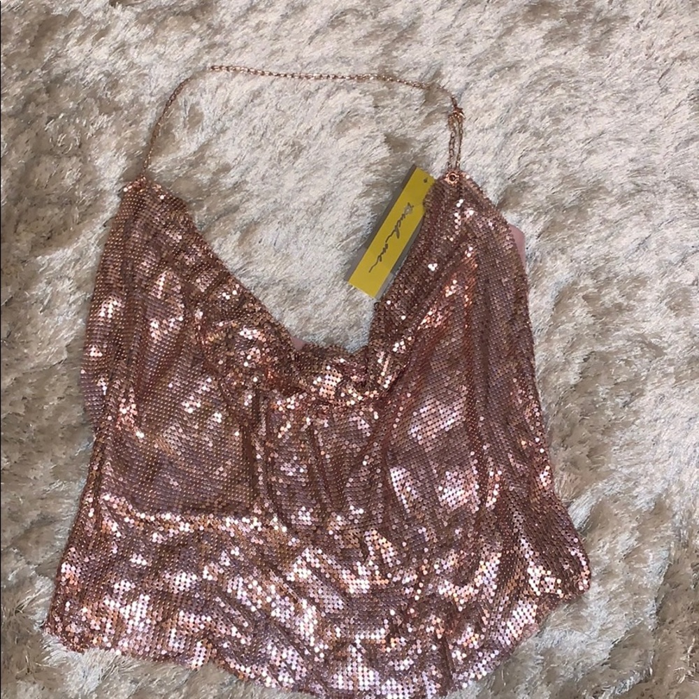 Open back shirt